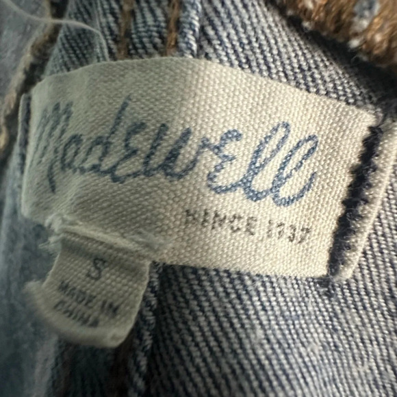 Madewell Overalls S Dark Wash Skinny Stretch Jeans Denim Womens E4879 - Picture 6 of 6